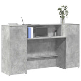 vidaXL Receptiebalie Wit 180x50x103,5 cm Bewerkt Hout