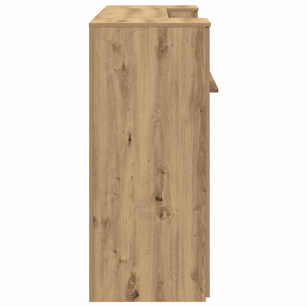 vidaXL Receptiebalie Wit 180x50x103,5 cm Bewerkt Hout
