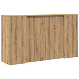 vidaXL Receptiebalie Wit 180x50x103,5 cm Bewerkt Hout