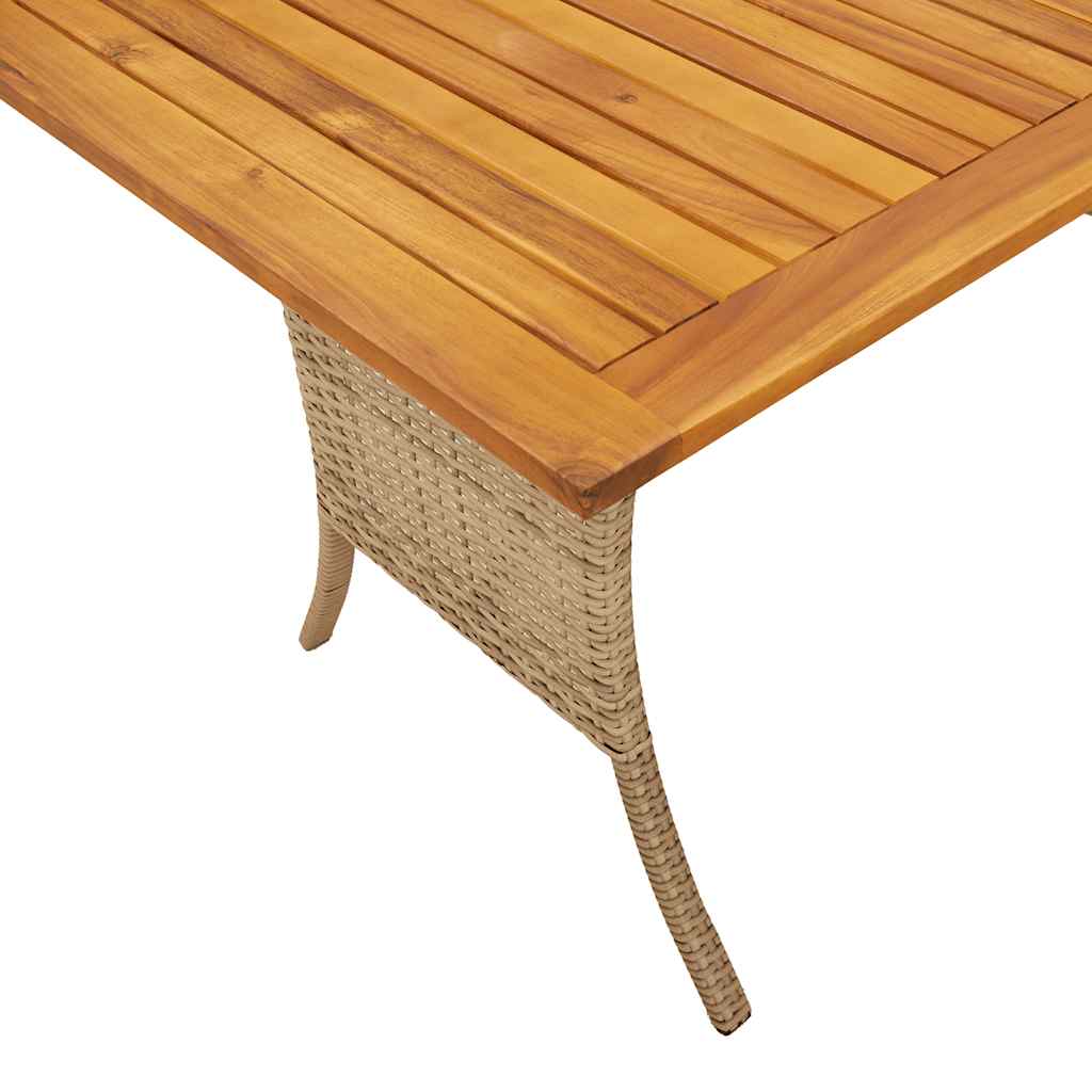 vidaXL 6-delige Loungeset met kussens poly rattan zwart