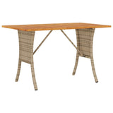 vidaXL 6-delige Loungeset met kussens poly rattan zwart
