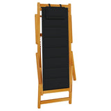 vidaXL Zonstoel 2 pcs Bruin 61.5 x 123 x 82cm Massief acaciahout