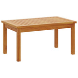 vidaXL Tuinbank Set 4 pcs Bruin 120 x 65,5 x 79 cm Massief Acacia Hout