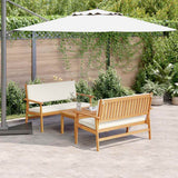 vidaXL Tuinbank Set 4 pcs Bruin 120 x 65,5 x 79 cm Massief Acacia Hout