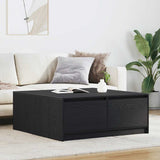 vidaXL Salontafel met lades 100x100x40 cm wit