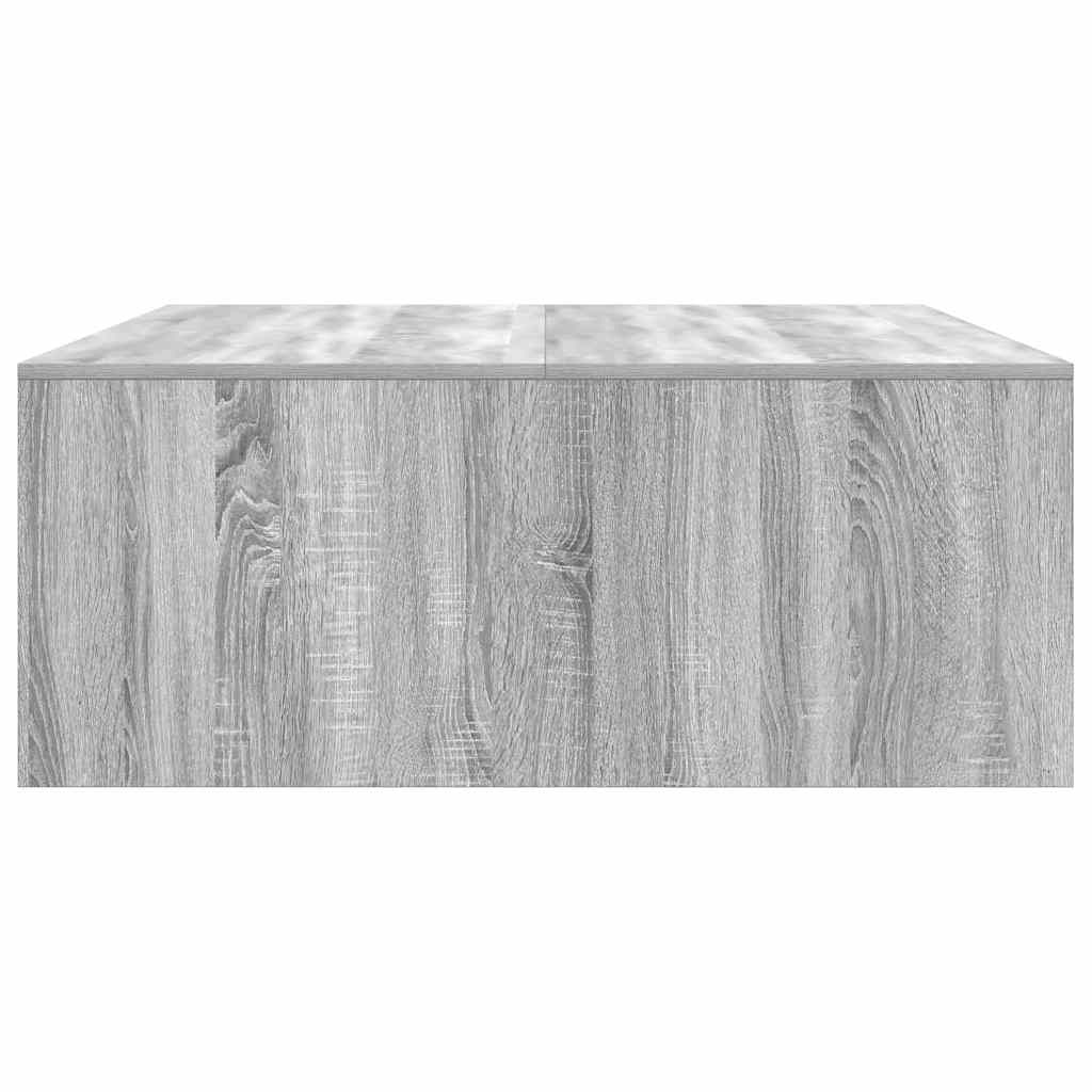 vidaXL Salontafel met lades 100x100x40 cm wit
