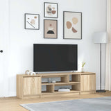 vidaXL Tv-meubel 188,5x41x50 cm spaanplaat wit