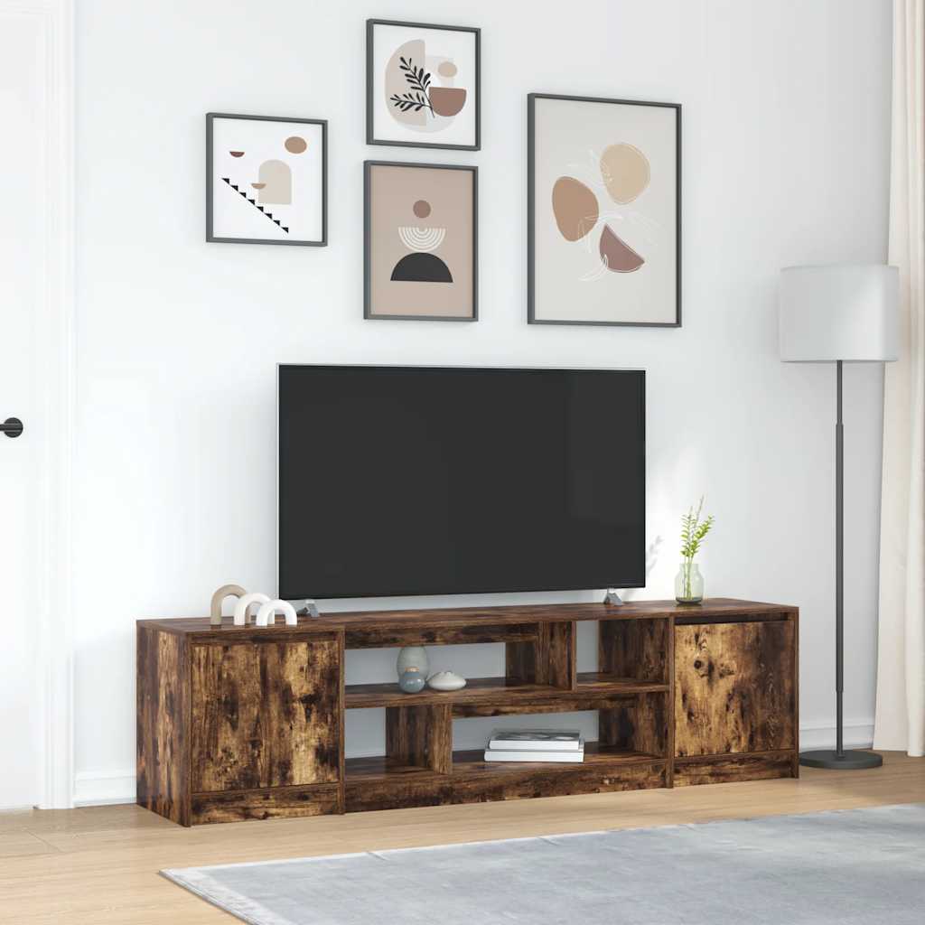 vidaXL Tv-meubel 188,5x41x50 cm spaanplaat wit