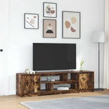 vidaXL Tv-meubel 188,5x41x50 cm spaanplaat wit
