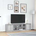 vidaXL Tv-meubel 188,5x41x50 cm spaanplaat wit