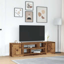 vidaXL Tv-meubel 188,5x41x50 cm spaanplaat wit