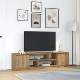 vidaXL Tv-meubel 188,5x41x50 cm spaanplaat wit