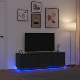 vidaXL Tv-meubel 188,5x41x50 cm spaanplaat wit