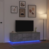 vidaXL Tv-meubel 188,5x41x50 cm spaanplaat wit