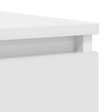 vidaXL Chest of Drawers 100.5x35x76 cm Chipboard White