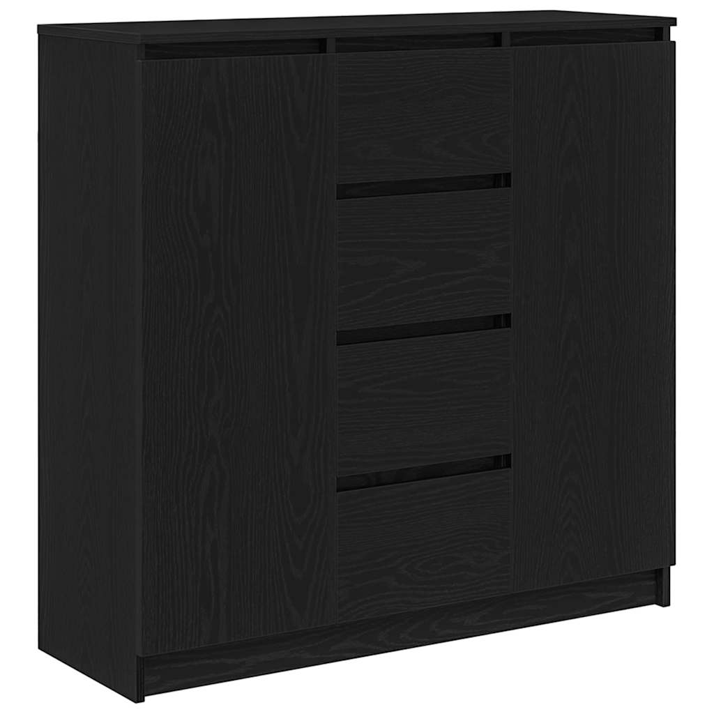 vidaXL Dressoir met lades 100,5x35x98,5 cm spaanplaat wit