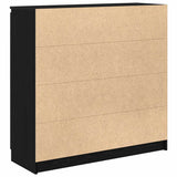 vidaXL Dressoir met lades 100,5x35x98,5 cm spaanplaat wit