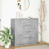 vidaXL Dressoir met lades 100,5x35x98,5 cm spaanplaat wit