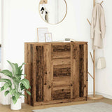 vidaXL Dressoir met lades 100,5x35x98,5 cm spaanplaat wit