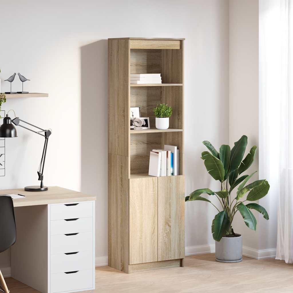 vidaXL Highboard 50x35x180 cm chipboard white