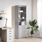 vidaXL Highboard 50x35x180 cm chipboard white