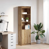 vidaXL Highboard 50x35x180 cm chipboard white