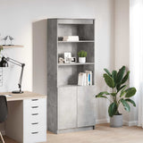 vidaXL Highboard 50x35x180 cm chipboard white