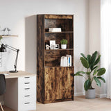 vidaXL Highboard 50x35x180 cm chipboard white