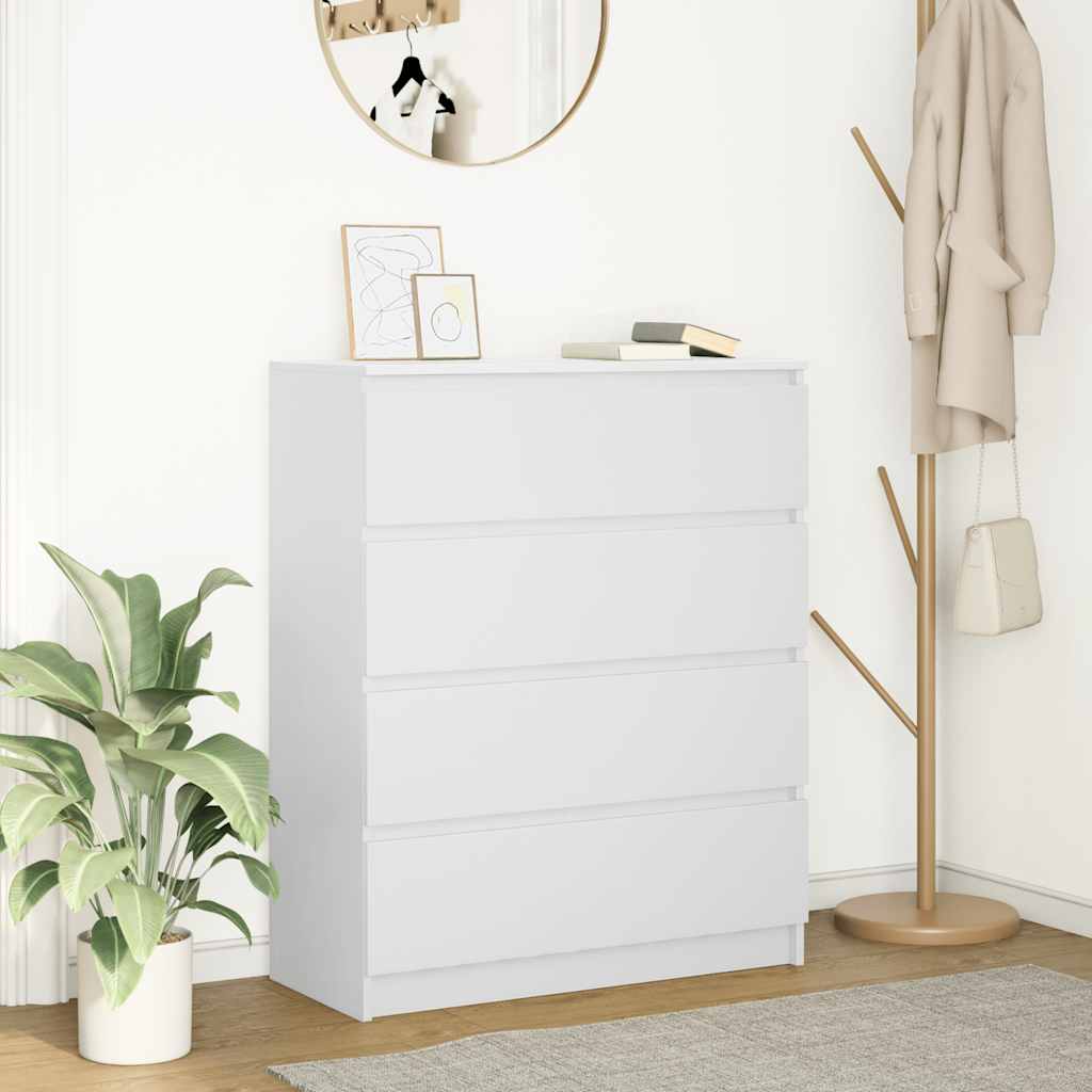 vidaXL Sideboard 80x35x99 cm chipboard black oak colour