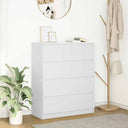 vidaXL Sideboard 80x35x99 cm chipboard black oak colour
