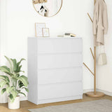 vidaXL Sideboard 80x35x99 cm chipboard black oak colour
