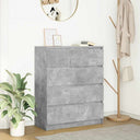 vidaXL Sideboard 80x35x99 cm chipboard black oak colour