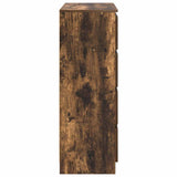 vidaXL Sideboard 80x35x99 cm chipboard black oak colour