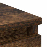 vidaXL Sideboard 80x35x99 cm chipboard black oak colour