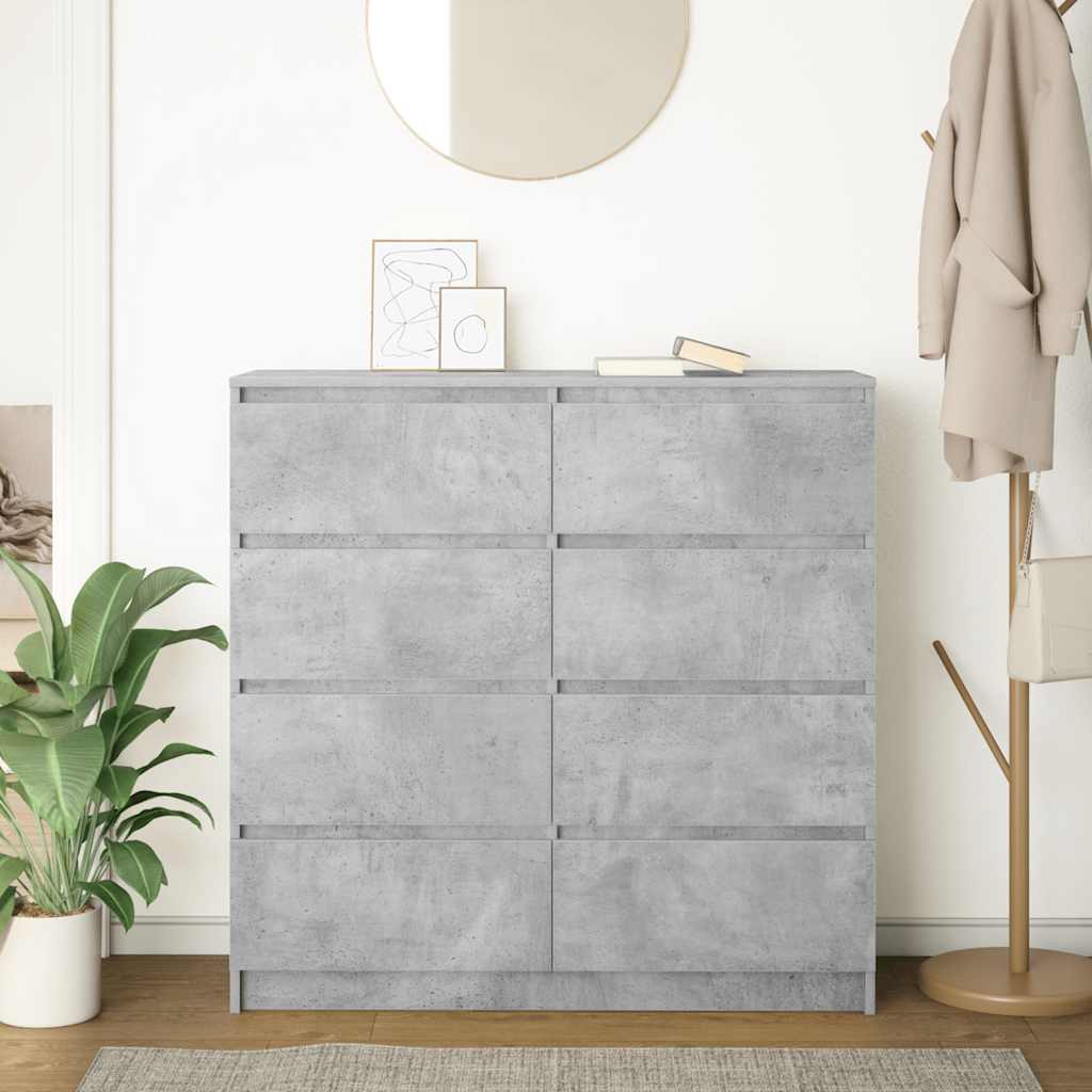 vidaXL Dressoir 100x35x99 cm bewerkt hout wit