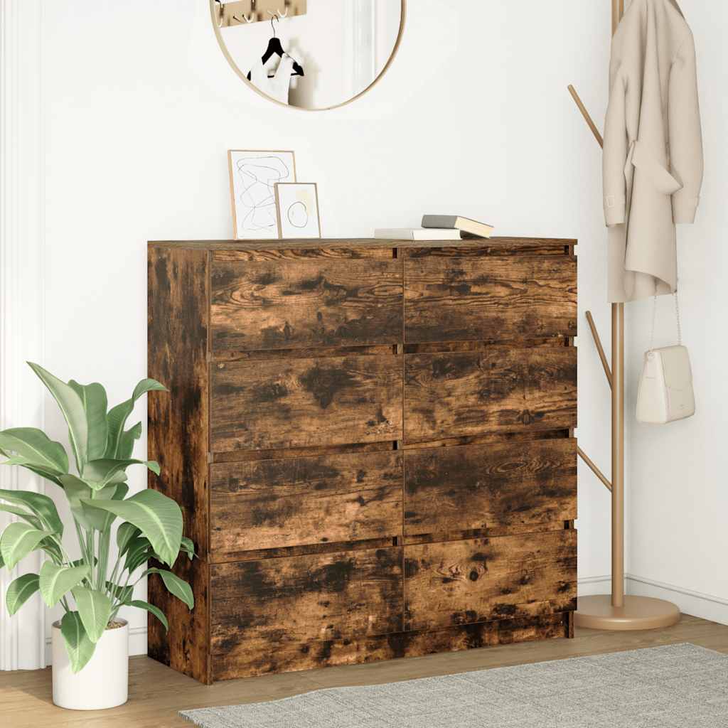 vidaXL Dressoir 100x35x99 cm bewerkt hout wit