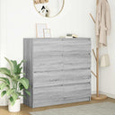 vidaXL Dressoir 100x35x99 cm bewerkt hout wit