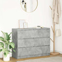 vidaXL Dressoir 100x35x76 cm spaanplaat wit