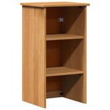 vidaXL Badkamermeubel Set met plank VIGO 2 pcs Bruin en Honingbruin