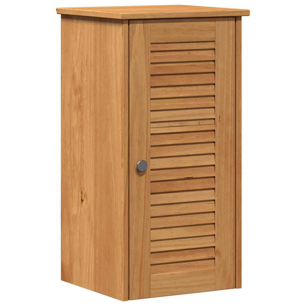 vidaXL Badkamermeubel Set met plank VIGO 2 pcs Bruin en Honingbruin