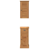 vidaXL Badkamermeubel Set VIGO 2 pcs Bruin en Honingbruin Compact