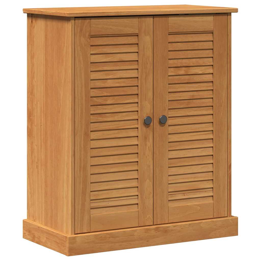 vidaXL Badkamermeubel Set met plank VIGO 2 pcs Bruin en Honingbruin