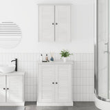 vidaXL Badkamermeubel Set met plank VIGO 2 pcs Bruin en Honingbruin