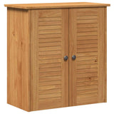 vidaXL Badkamermeubel Set met plank VIGO 2 pcs Bruin en Honingbruin
