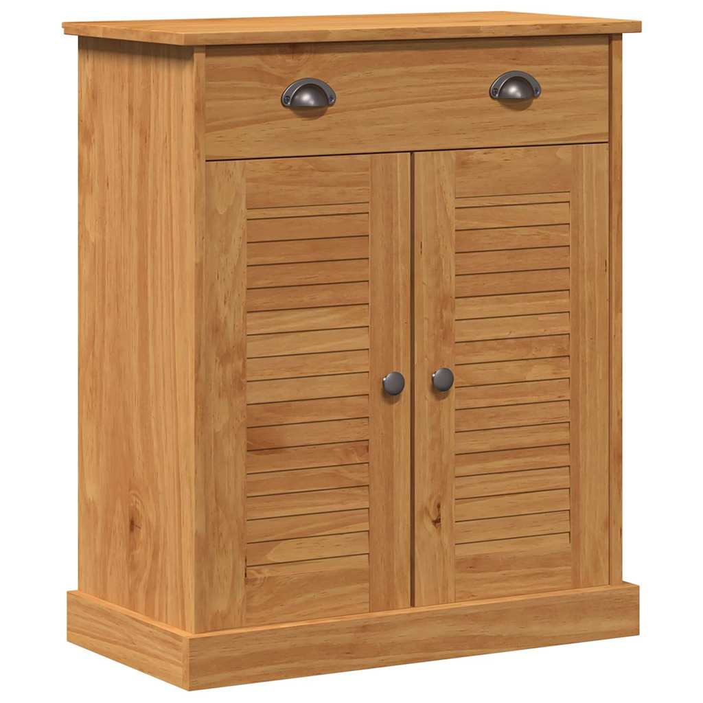 vidaXL Badkamermeubel Set met plank VIGO 2 pcs Bruin en Honingbruin