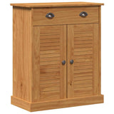 vidaXL Badkamermeubel Set met plank VIGO 2 pcs Bruin en Honingbruin