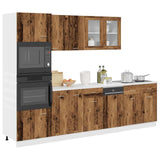 vidaXL 7-delige Keukenkastenset Lyon bewerkt hout wit