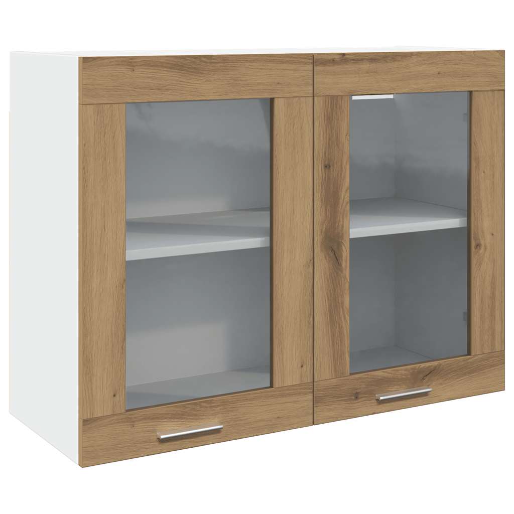 vidaXL 7-delige Keukenkastenset Lyon bewerkt hout wit