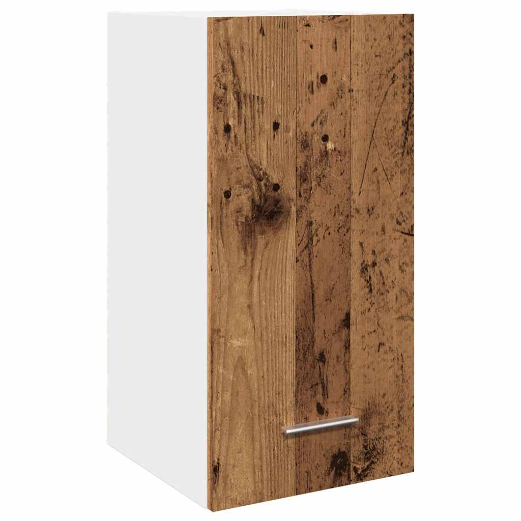 vidaXL 11-Piece Kitchen Cabinet Set Lyon Engineered Wood Old Wood Colour