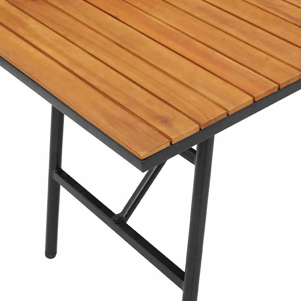vidaXL Garden Bench Set 2 pcs Black poly rattan